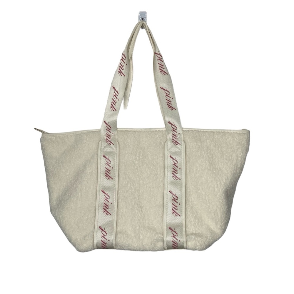 Victoria’s Secret PINK Cozy Plush Sherpa Tote Bag